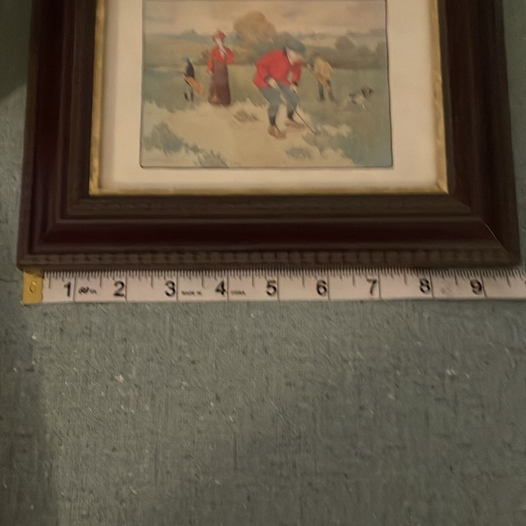 Golf scene framed art - Picture 2 of 5
